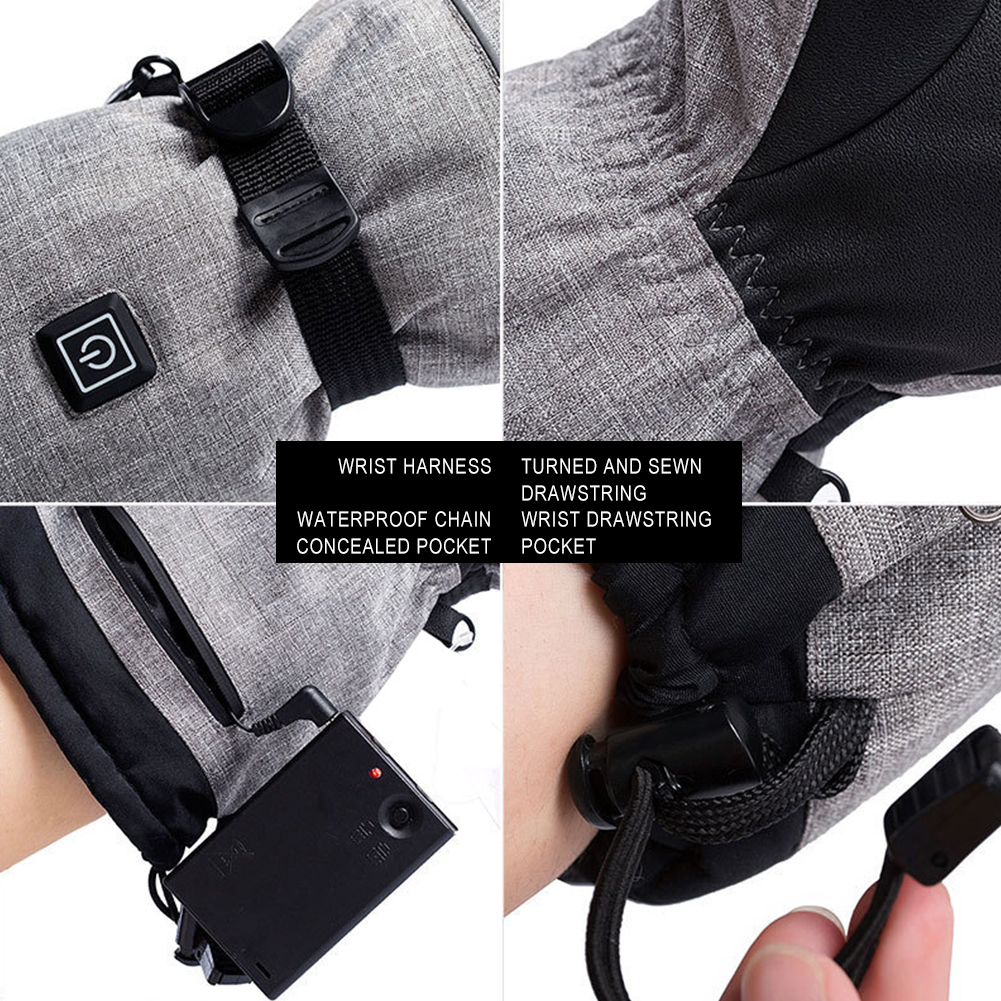 Electric Heated Gloves Men Wom – Touch Screen Gloves recenzja i cena