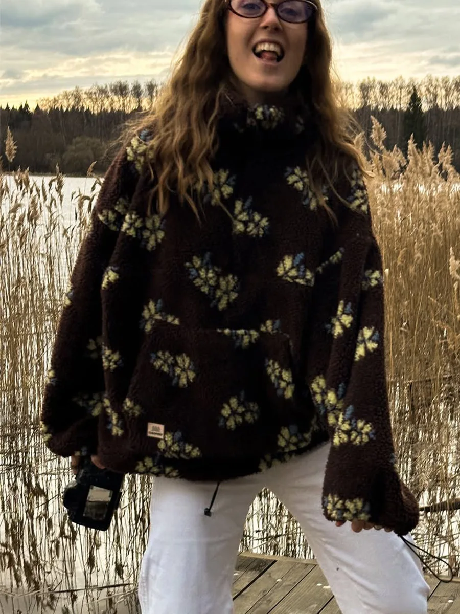 Autumn Winter Women's Sherpa F – Sherpa Hoodie Fleece recenzja i cena