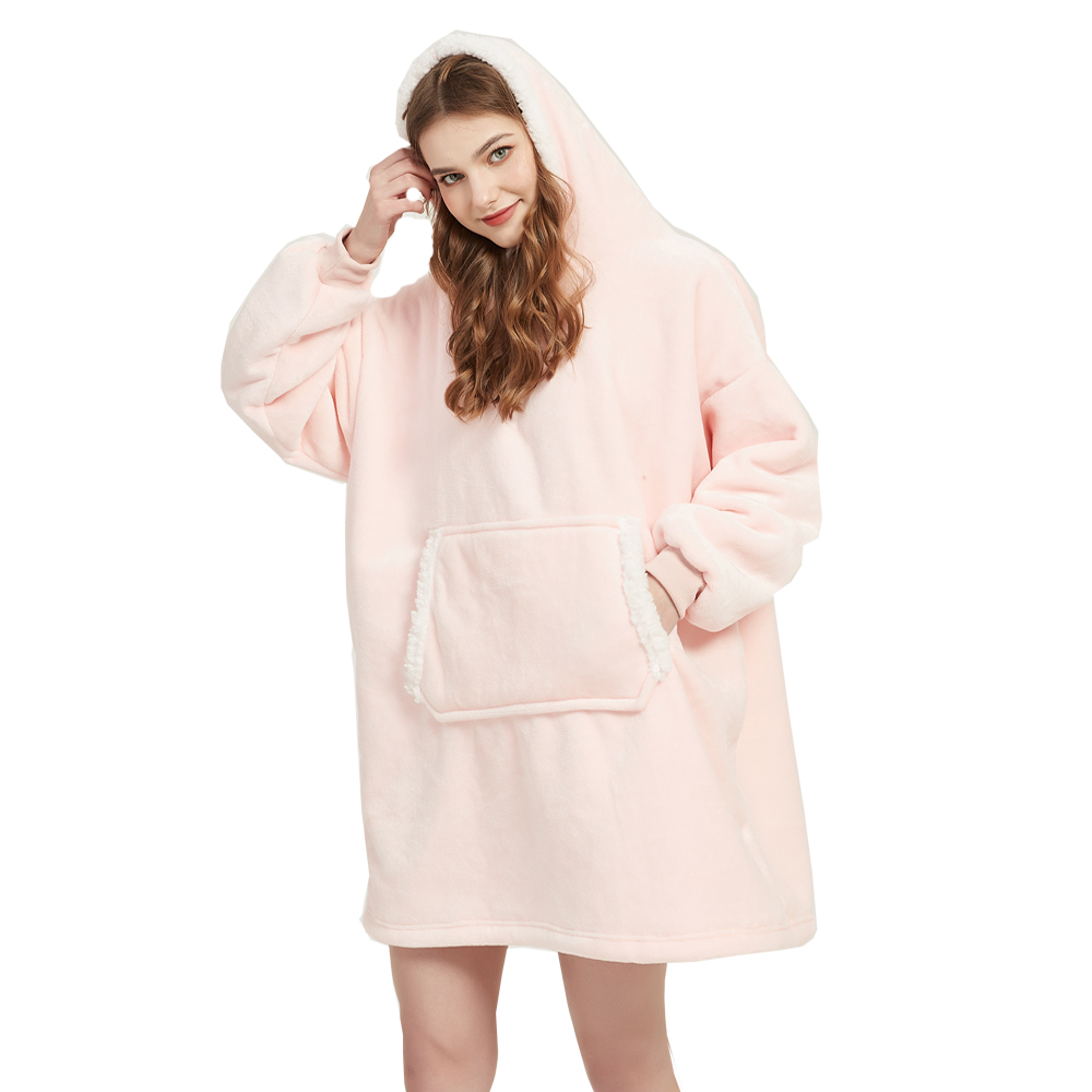 Microfiber Plush Coral Fleece  – Sherpa Hoodie Fleece recenzja i cena