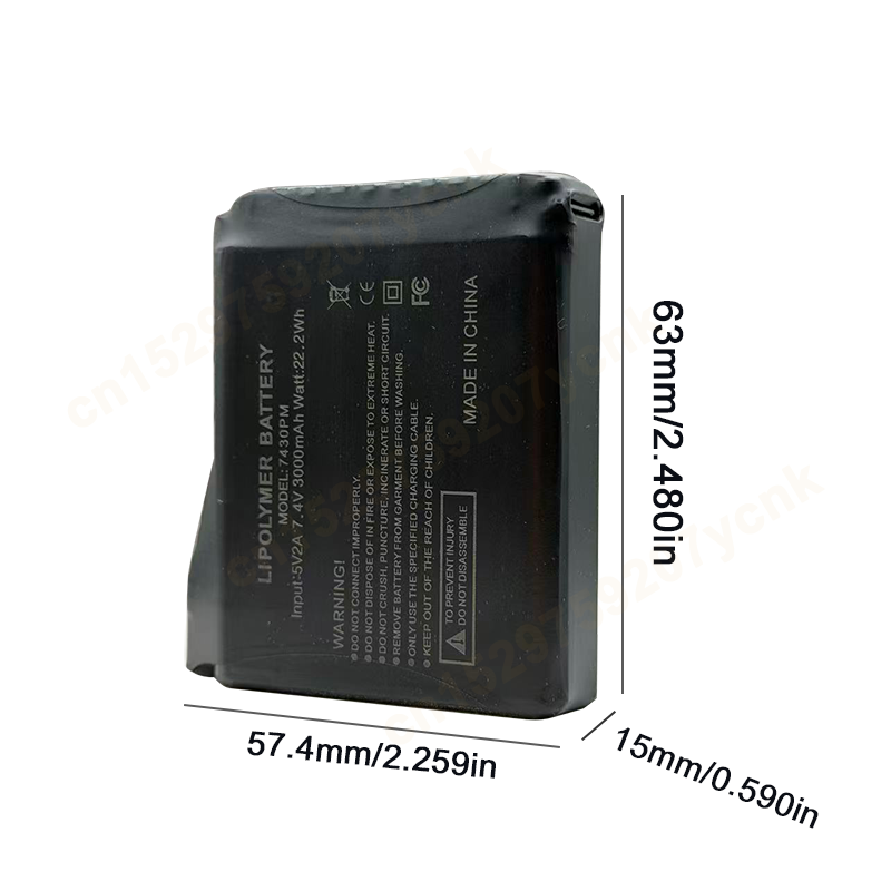 7.4V 3000mah Heated Gloves Bat – Heated Vest Battery recenzja i cena