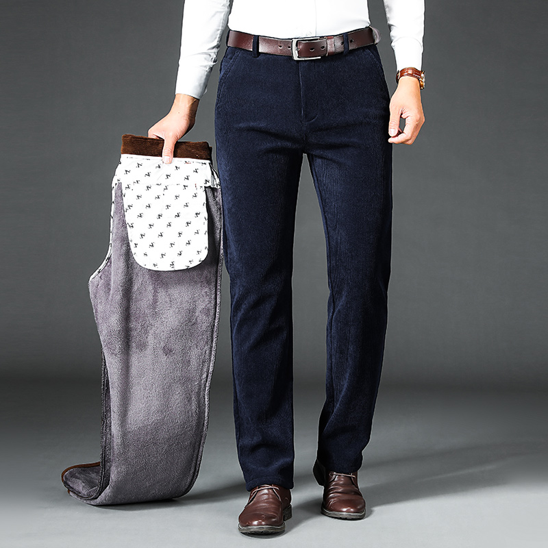 Winter Men's Fleece Corduroy P – Corduroy Pant Warm recenzja i cena