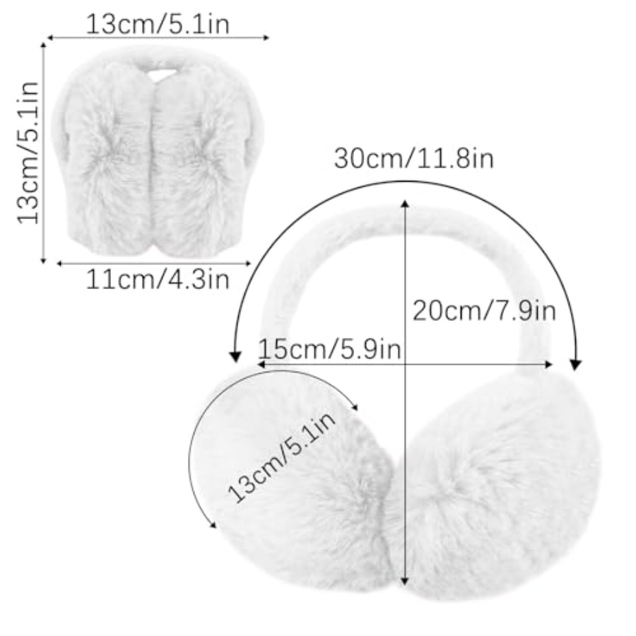 1 Pcs Headband Winter, Ear Muf – Earmuffs Foldable recenzja i cena