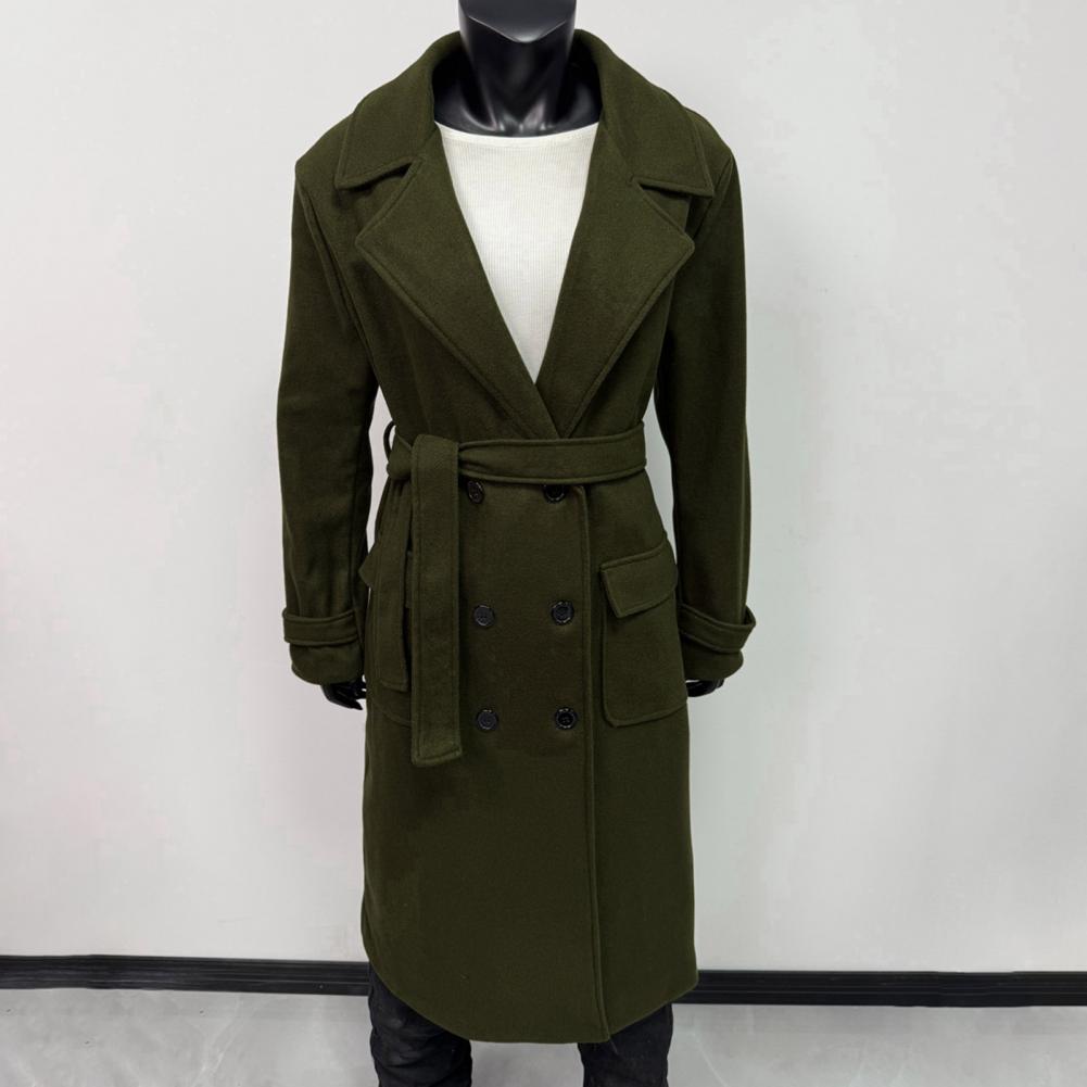 Women Coat Women's Double Brea – Wool Coat Peacoat recenzja i cena