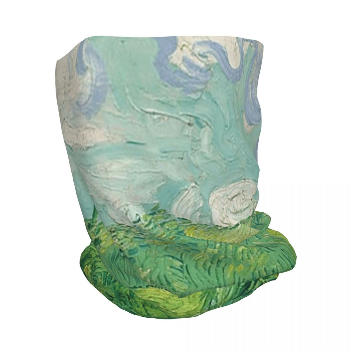 Green Wheat Fields, Auvers, Vi – Knit Beanie Hat Warm recenzja i cena