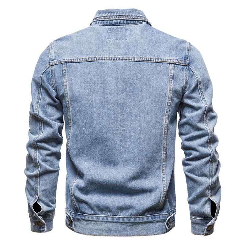2025 Autumn Men Solid Denim Ja – Down Jacket Packable recenzja i cena