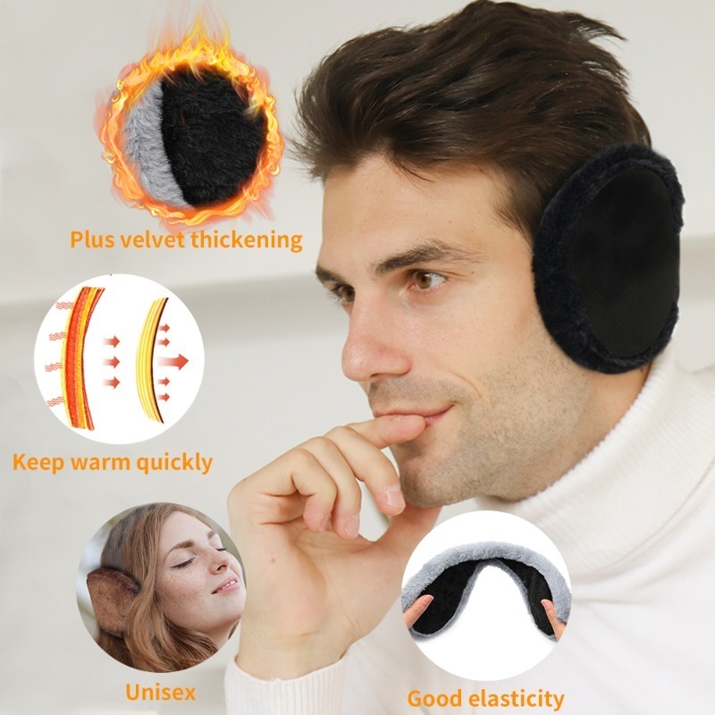 Thicken Fur Earmuffs Men Women – Winter Headband Fleece recenzja i cena