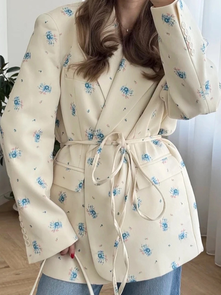FSMG Elegant Flower Printed Lo – Down Jacket Packable recenzja i cena