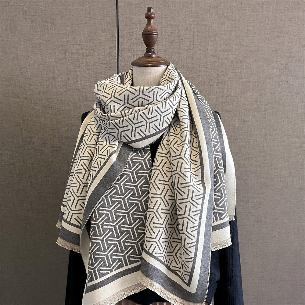 Luxury Cashmere Stripe Scarf W – Cashmere Pashmina Wrap recenzja i cena