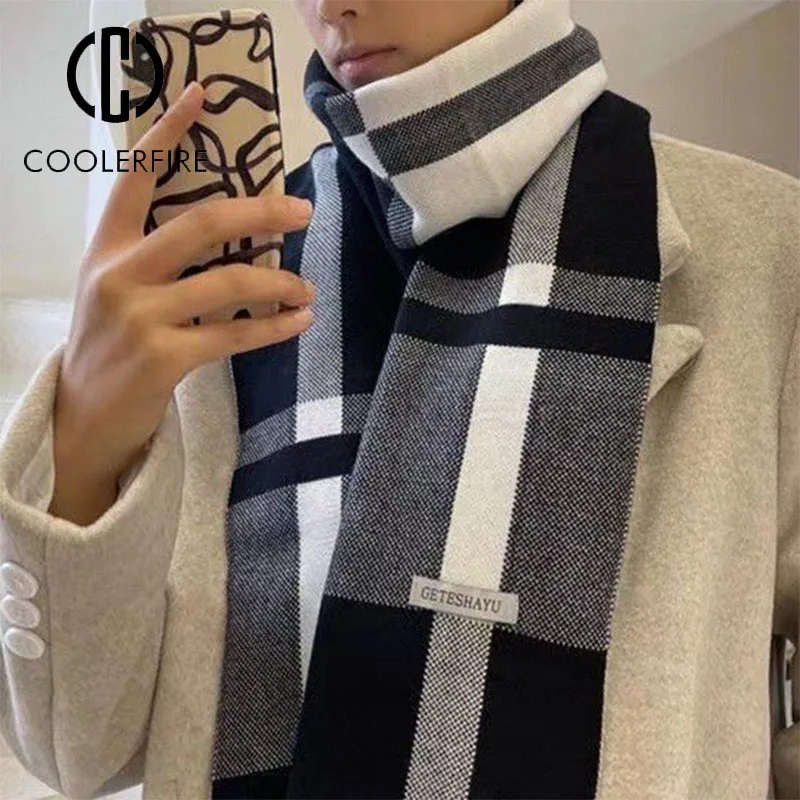 New Winter Men Scarf Keep Warm – Wool Scarf Men recenzja i cena