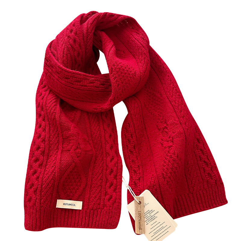 Luxury 100% Wool Scarf Women M – Wool Scarf Men recenzja i cena