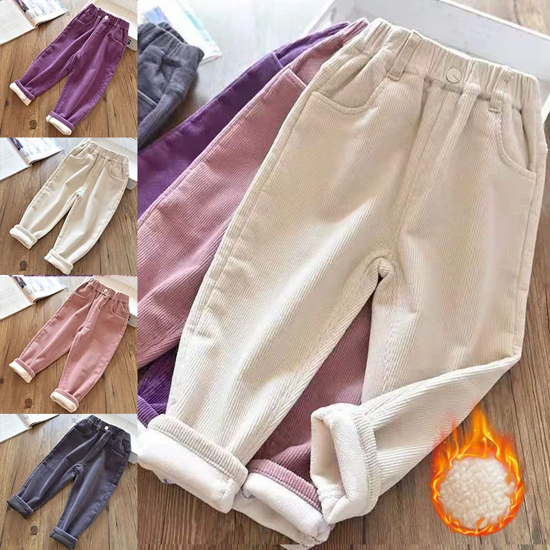 Velvet Lined Corduroy Kids Har – Corduroy Pant Warm recenzja i cena