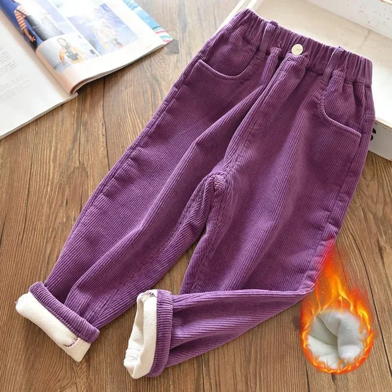 Velvet Lined Corduroy Kids Har – Corduroy Pant Warm recenzja i cena