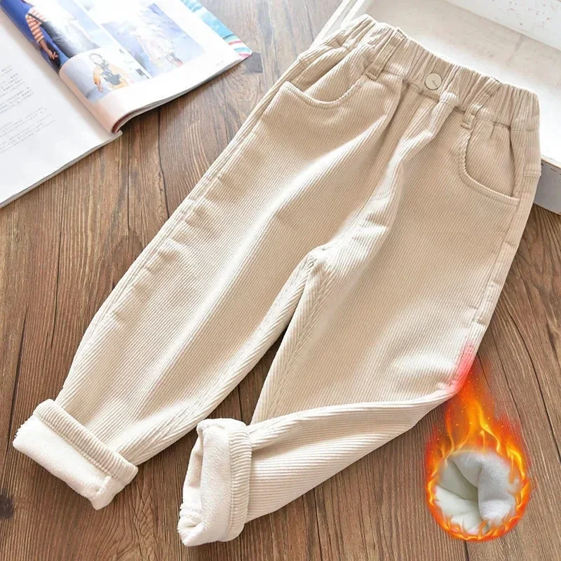 Velvet Lined Corduroy Kids Har – Corduroy Pant Warm recenzja i cena