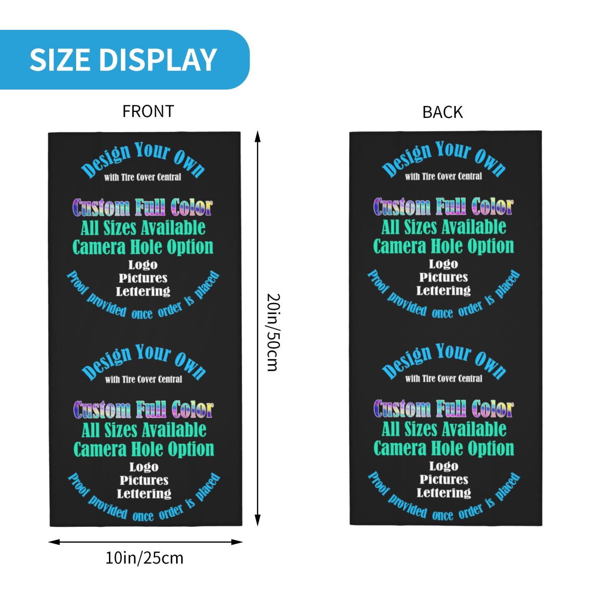 Custom Custom Your Design Prin – Neck Gaiter Fleece recenzja i cena