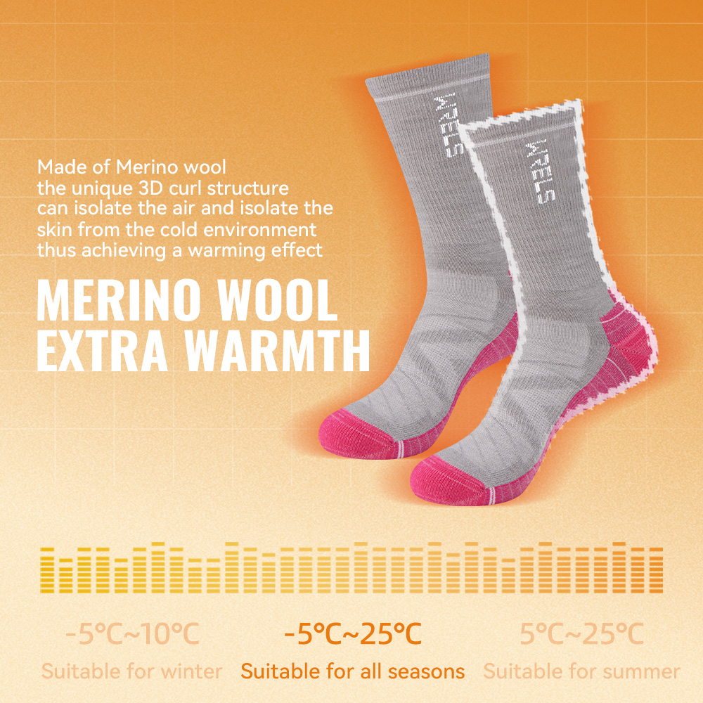 WRELS 1/2/3 Merino Wool Socks  – Thermal Sock Wool recenzja i cena