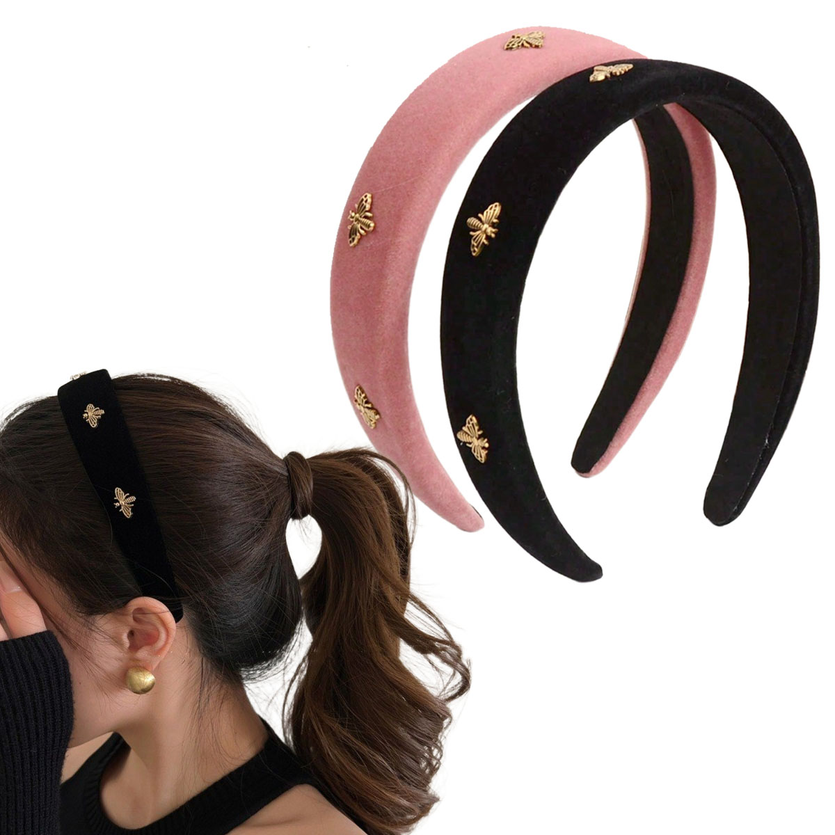 Little Bee Black Velvet Headba – Winter Headband Fleece recenzja i cena