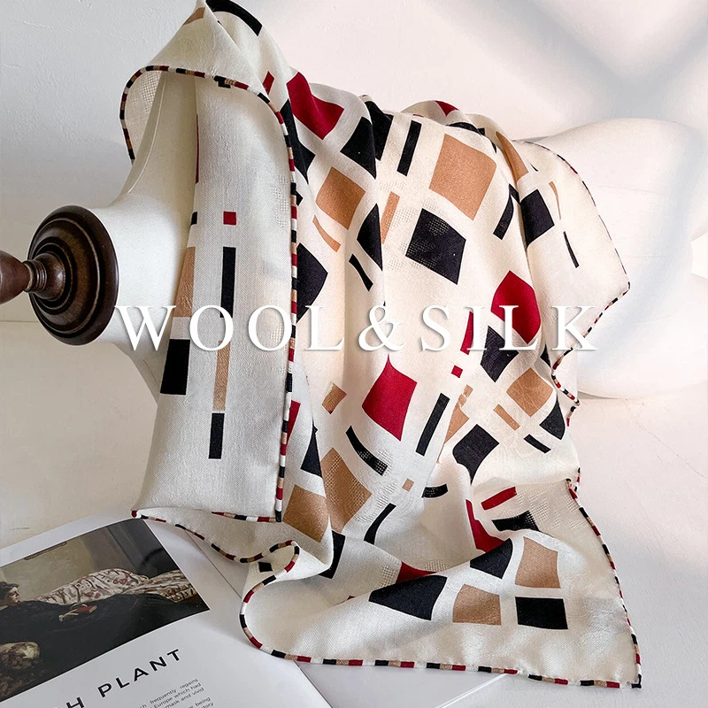 30% Silk 70% Wool Women's Scar – Wool Scarf Men recenzja i cena