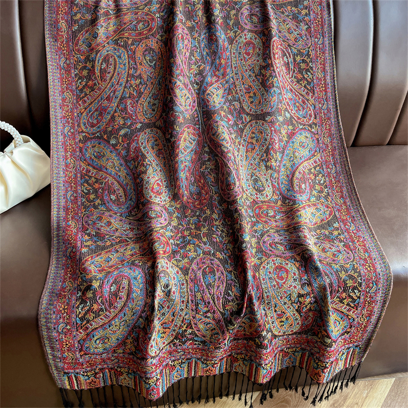 Luxury Embroidery Cashmere Win – Shawl Wrap Winter recenzja i cena