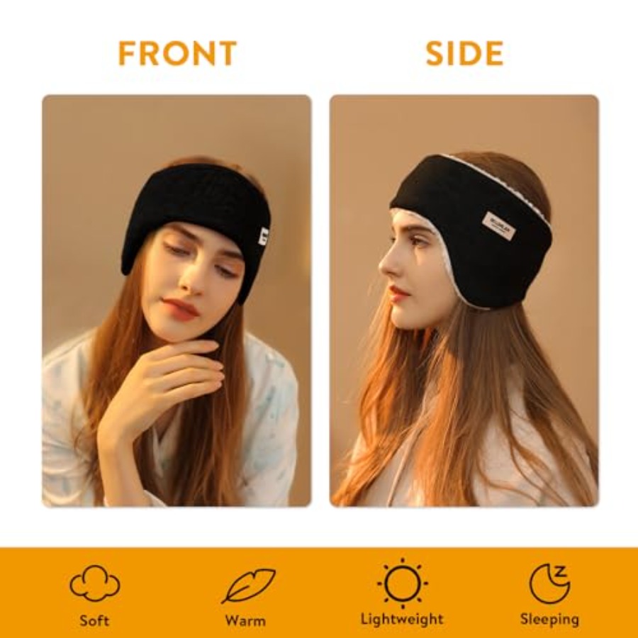 Ear Warmer Fuzzy Fleece Lined  – Fleece Ear Warmer Band recenzja i cena