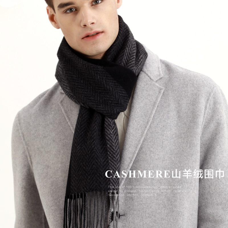 Pashmina Scarf Men Winter Stri – Wool Scarf Men recenzja i cena