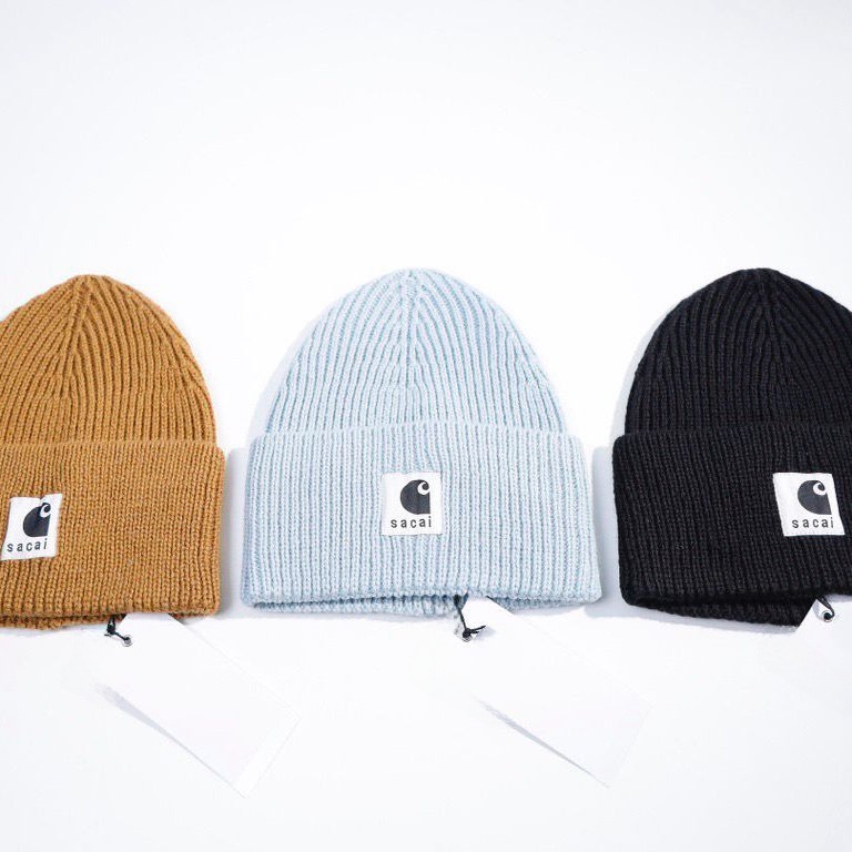 Vuu Sacai Collaborative Patchw – Knit Beanie Hat Warm recenzja i cena