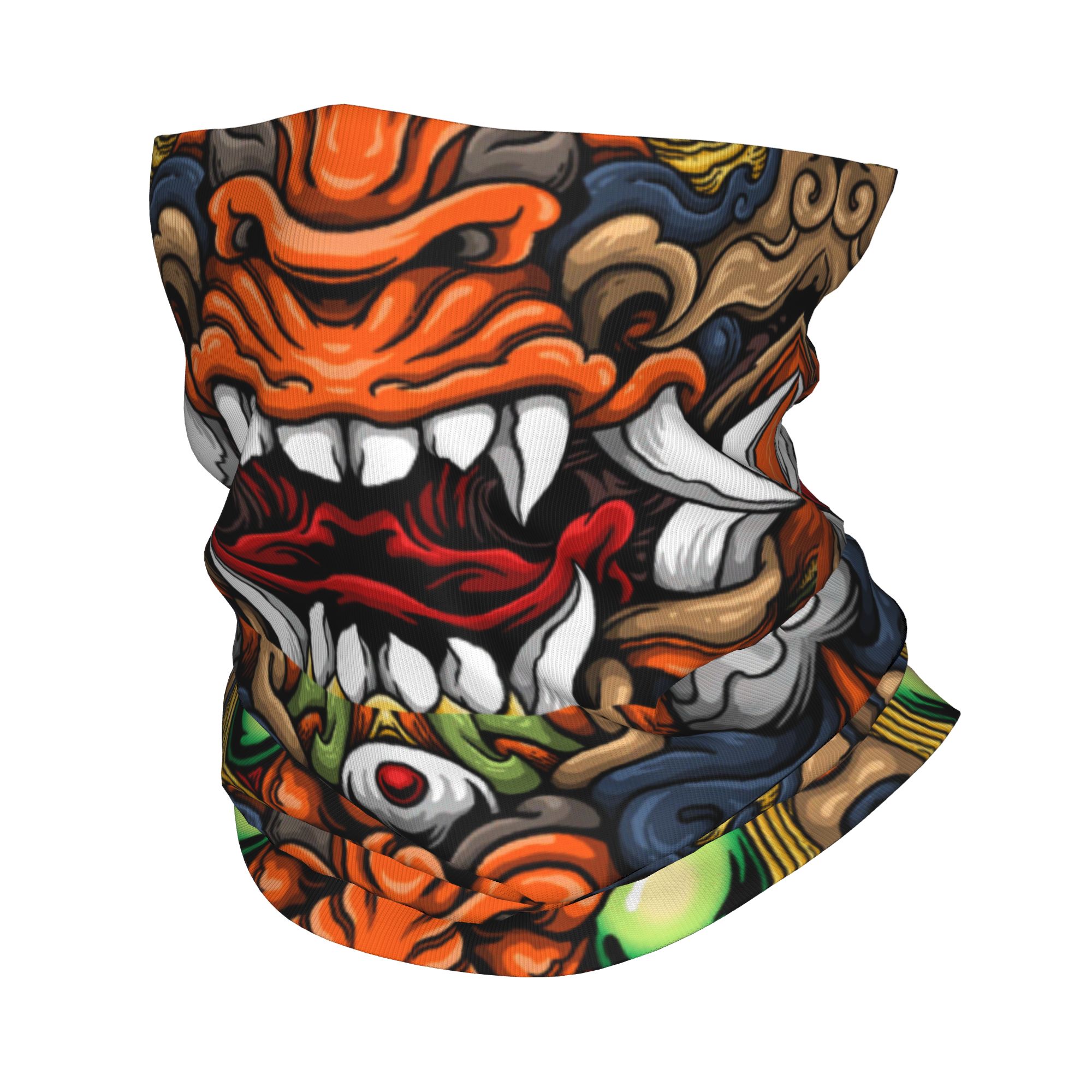Custom Samurai Demon Oni Winte – Neck Gaiter Fleece recenzja i cena