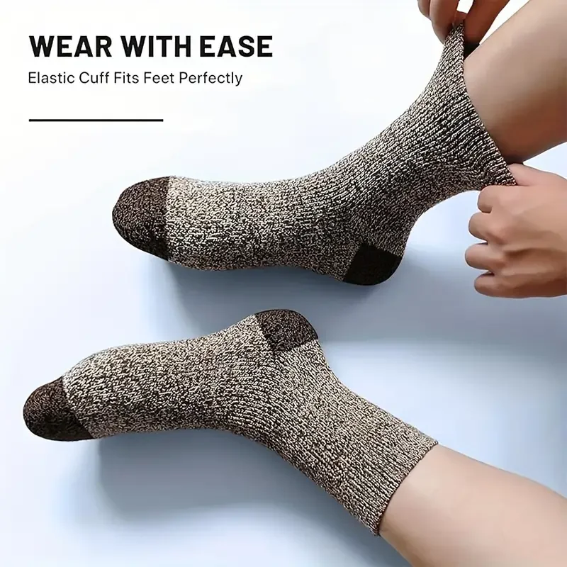 5 Pairs Merino Wool Socks for  – Thermal Sock Wool recenzja i cena