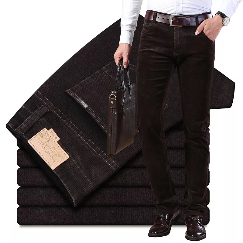 Autumn Winter Men`s Thick Warm – Corduroy Pant Warm recenzja i cena