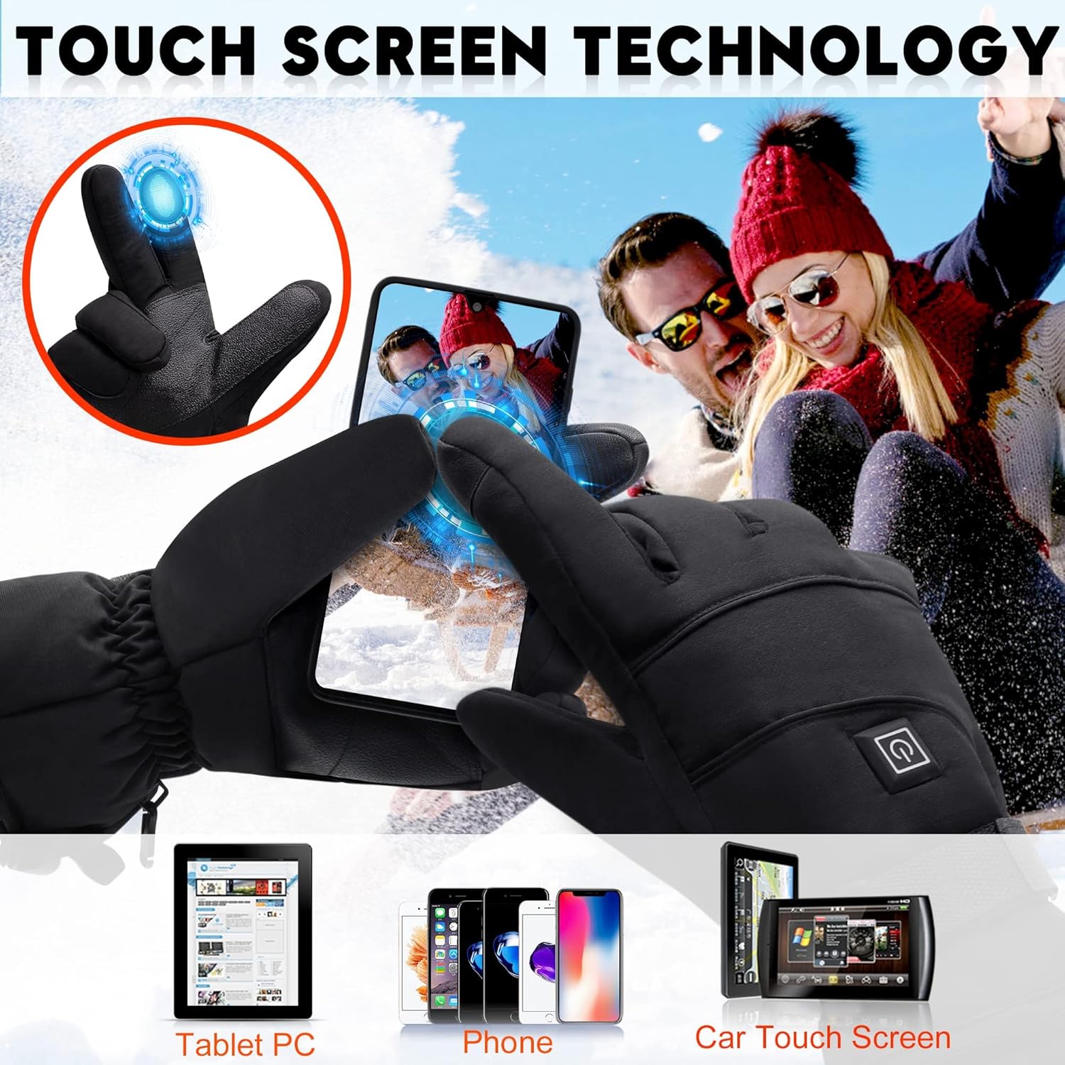 Rechargeable Heated Gloves Wat – Touch Screen Gloves recenzja i cena